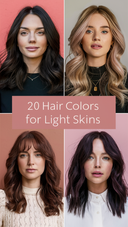 Choosing the Best Hair Color for Light Skin: A Complete Guide